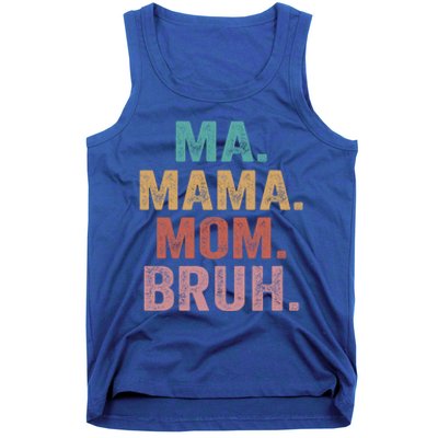 Ma Mama Mom Bruh Vintage Retro Tank Top