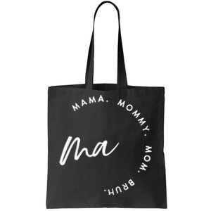 Mama Mommy Mom Bruh Family Matching Tote Bag