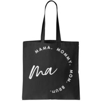 Mama Mommy Mom Bruh Family Matching Tote Bag