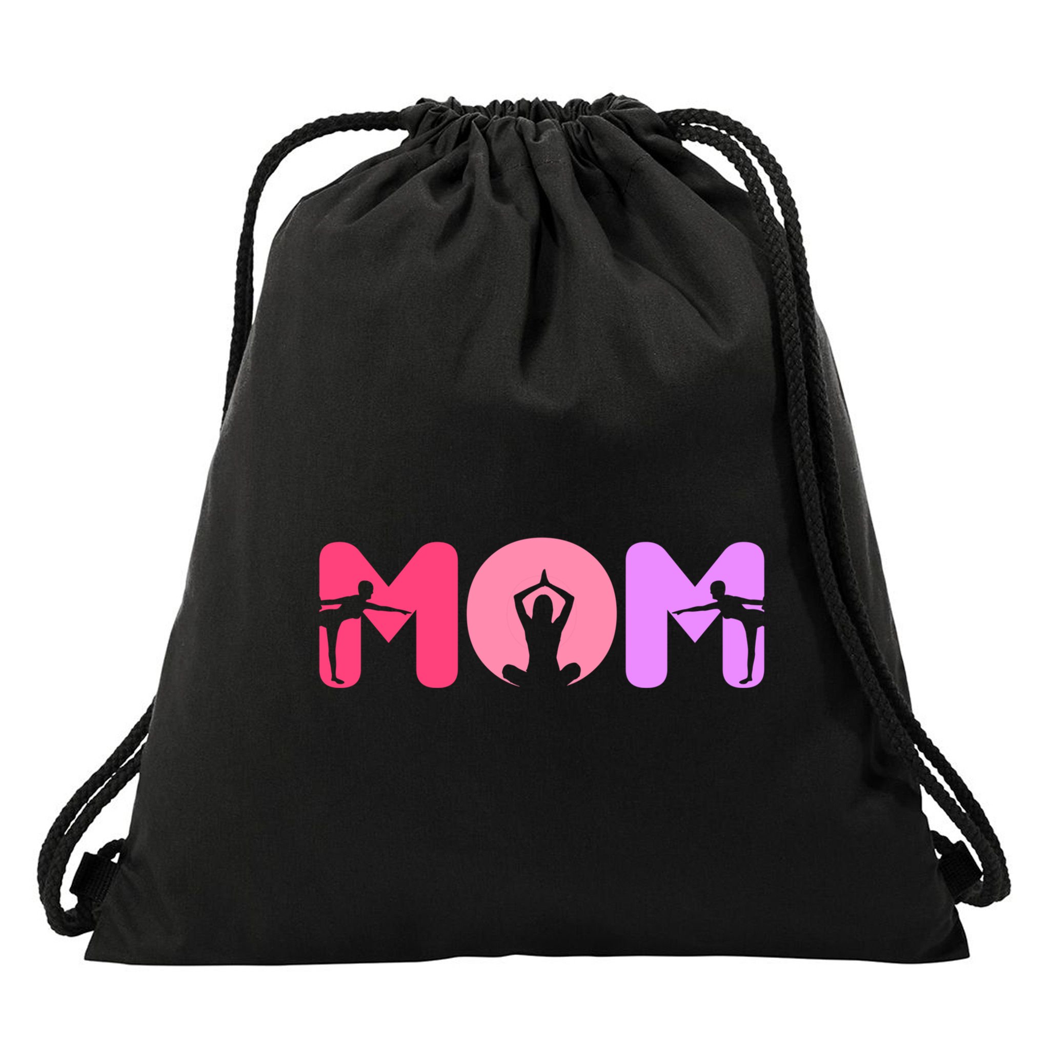 Mom Mother Meditation Wellness Yoga Gift Drawstring Bag