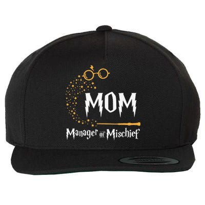 Magical Mom Manager Of Mischief Mother's Day Wool Snapback Cap