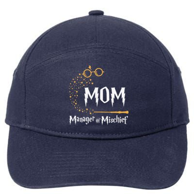 Magical Mom Manager Of Mischief Mother's Day 7-Panel Snapback Hat