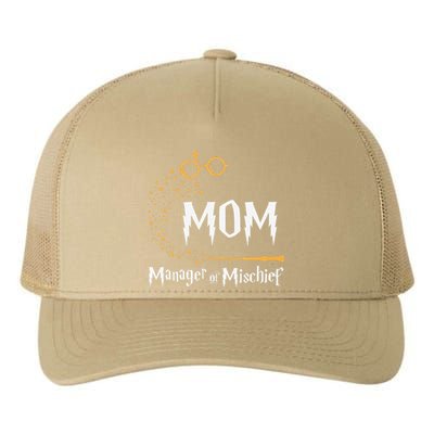 Magical Mom Manager Of Mischief Mother's Day Yupoong Adult 5-Panel Trucker Hat