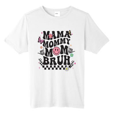 Mama Mommy Mom Bruh Mothers Day Groovy Vintage Funny Mother Tall Fusion ChromaSoft Performance T-Shirt