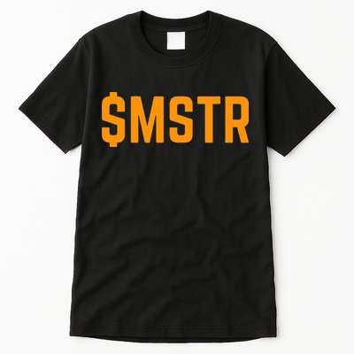 Microstrategy $Mstr Michael Saylor Bitcoin Tall T-Shirt