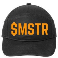 Microstrategy $Mstr Michael Saylor Bitcoin 7-Panel Snapback Hat