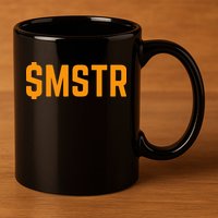 Microstrategy $Mstr Michael Saylor Bitcoin 11oz C Handle Ceramic Mug