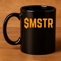 Microstrategy $Mstr Michael Saylor Bitcoin 11oz C Handle Ceramic Mug