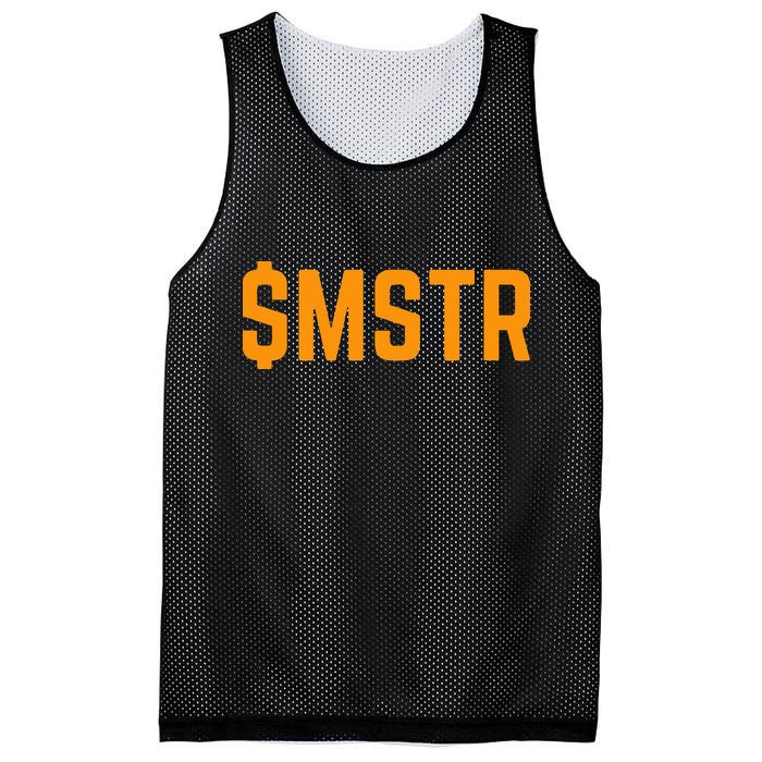Microstrategy $Mstr Michael Saylor Bitcoin Mesh Reversible Basketball Jersey Tank