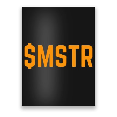 Microstrategy $Mstr Michael Saylor Bitcoin Poster