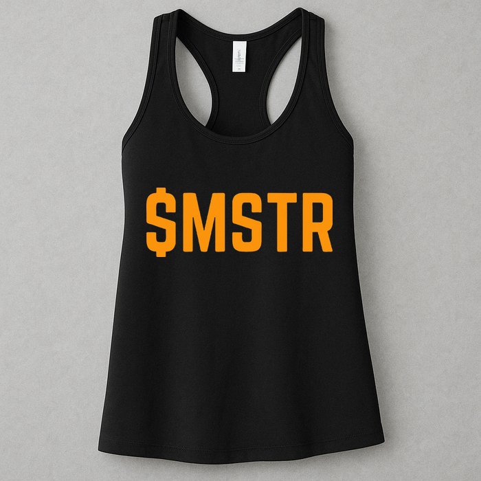 Microstrategy $Mstr Michael Saylor Bitcoin Womens Tank Top