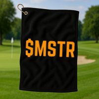 Microstrategy $Mstr Michael Saylor Bitcoin Golf Towel