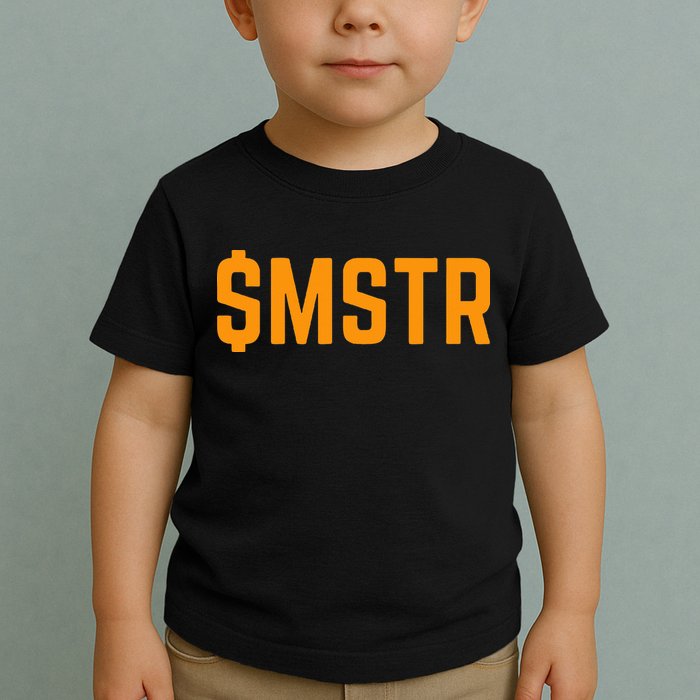 Microstrategy $Mstr Michael Saylor Bitcoin Toddler T-Shirt