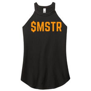 Microstrategy $Mstr Michael Saylor Bitcoin Women's Perfect Tri Rocker Tank