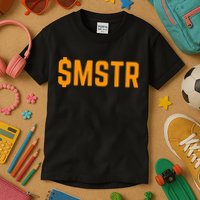 Microstrategy $Mstr Michael Saylor Bitcoin Kids T-Shirt