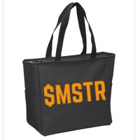 Microstrategy $Mstr Michael Saylor Bitcoin Zip Tote Bag