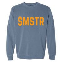 Microstrategy $Mstr Michael Saylor Bitcoin Garment-Dyed Sweatshirt