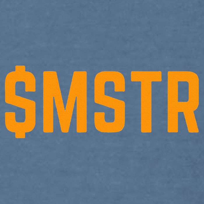 Microstrategy $Mstr Michael Saylor Bitcoin Garment-Dyed Sweatshirt