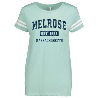 Melrose Massachusetts Ma Vintage Sports Enza Ladies Jersey Football T-Shirt