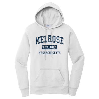 Melrose Massachusetts Ma Vintage Sports Women's Pullover Hoodie