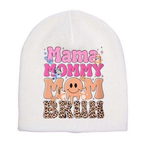 Mama Mommy Mom Bruh Family Matching MotherS Day Short Acrylic Beanie