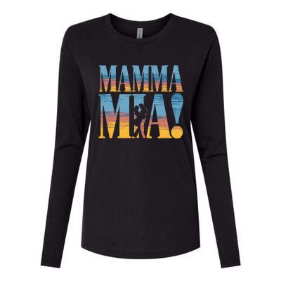 Mamma Mia Musical Beach Sunset Theater Theatre Womens Cotton Relaxed Long Sleeve T-Shirt