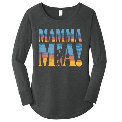 Mamma Mia Musical Beach Sunset Theater Theatre Women's Perfect Tri Tunic Long Sleeve Shirt