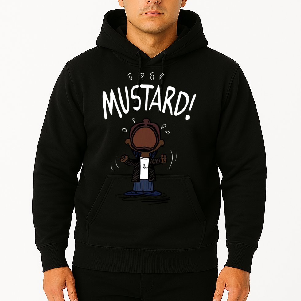 Mustard Meme Hoodie