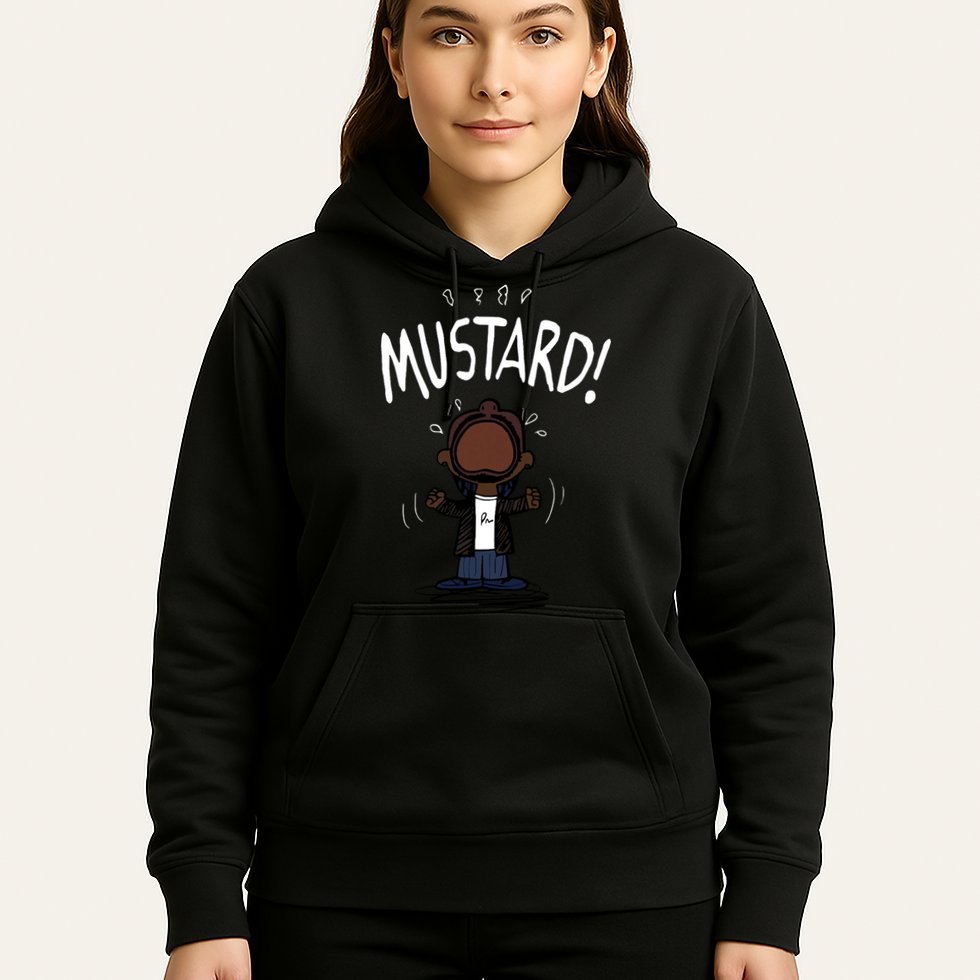 Mustard Meme Hoodie