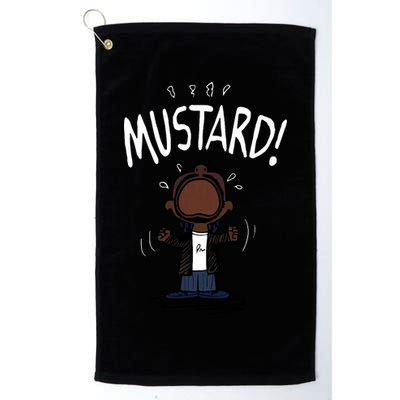 Mustard Meme Golf Towel