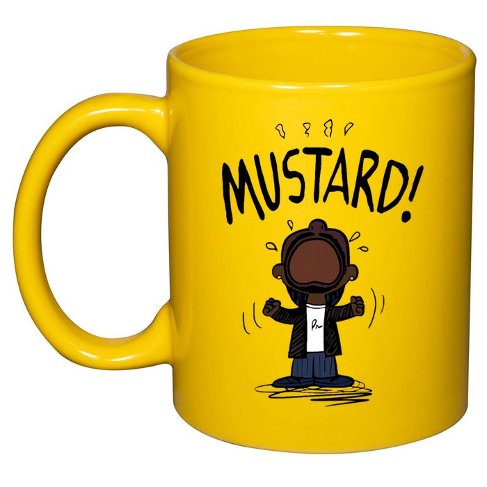 Mustard Meme 11oz C Handle Ceramic Mug