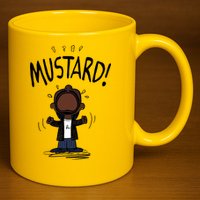Mustard Meme 11oz C Handle Ceramic Mug