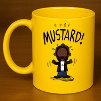 Mustard Meme 11oz C Handle Ceramic Mug