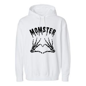 Momster Mommy Mother Monster Halloween Matching Costume Gift Garment-Dyed Fleece Hoodie