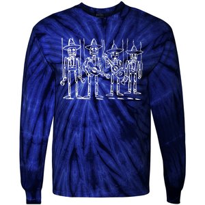 Mariachi Music Tie-Dye Long Sleeve Shirt