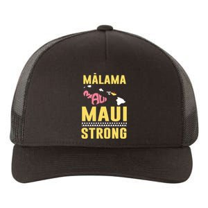 Malama Maui Malama Strong Hawaii Design Yupoong Adult 5-Panel Trucker Hat