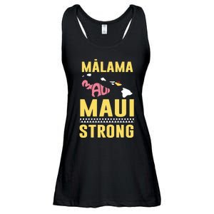 Malama Maui Malama Strong Hawaii Design Ladies Essential Flowy Tank