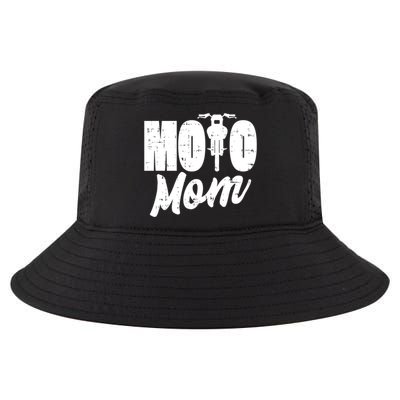 Moto Mom Motorcycle Motocross Dirt Bike Racing Gift Cool Comfort Performance Bucket Hat