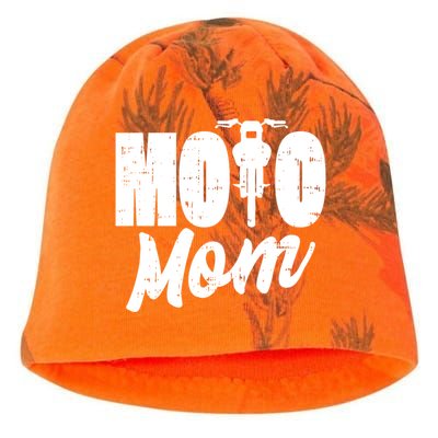 Moto Mom Motorcycle Motocross Dirt Bike Racing Gift Kati - Camo Knit Beanie