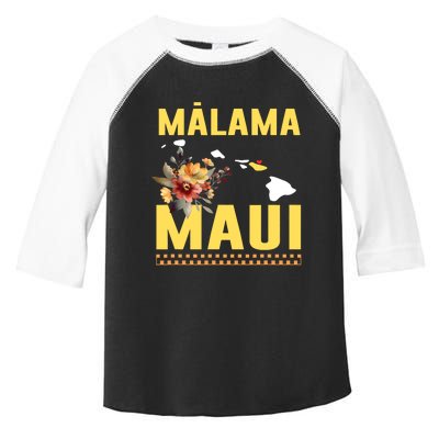 Malama Maui Malama Strong Hawaii Toddler Fine Jersey T-Shirt