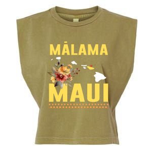 Malama Maui Malama Strong Hawaii Garment-Dyed Women's Muscle Tee