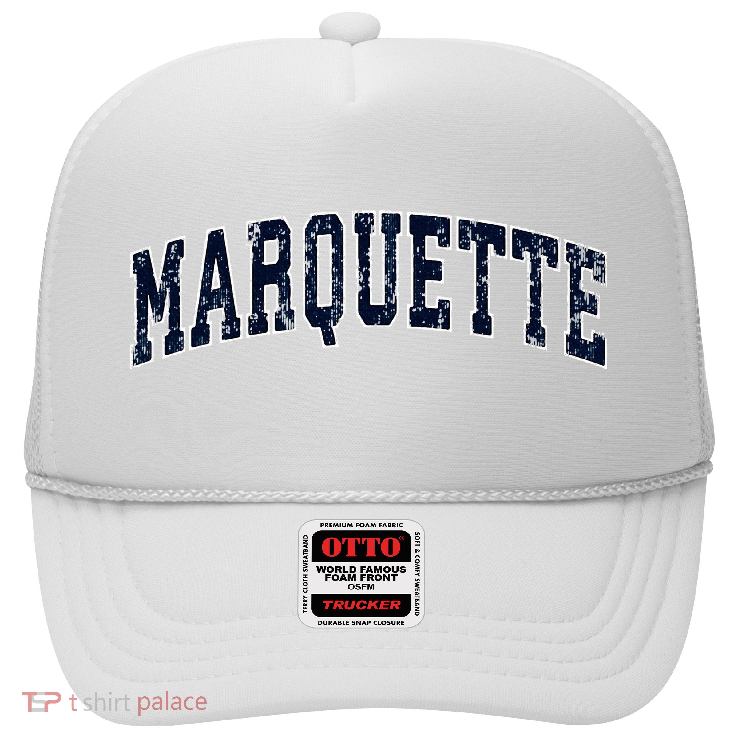 Marquette Michigan Mi Vintage Sports Trucker Hat