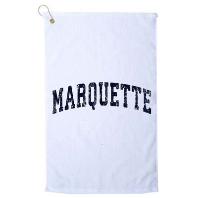 Marquette Michigan Mi Vintage Sports Golf Towel