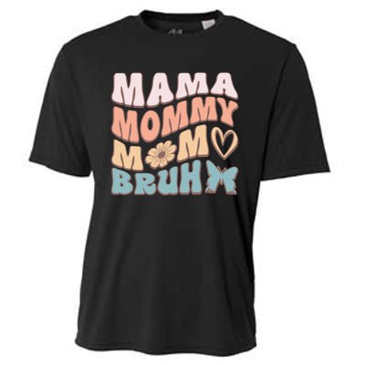 Mama Mommy Mom Bruh Cooling Performance Crew T-Shirt