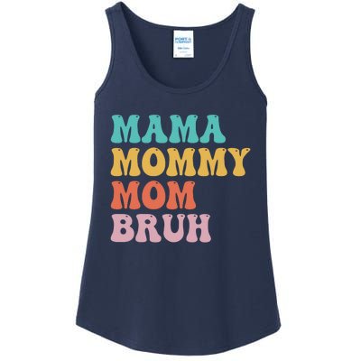 Mama Mommy Mom Bruh Funny Mothers Day For Mom Motherhood Ladies Essential Tank