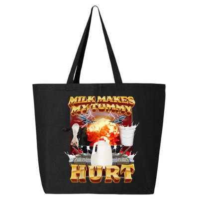 Milk Makes My Tummy Hurt Funny 25L Jumbo Tote