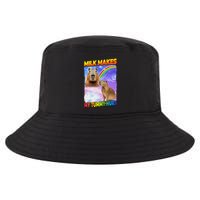 Milk Makes My Tummy Hurt Capybara Meme Culture Cool Comfort Performance Bucket Hat