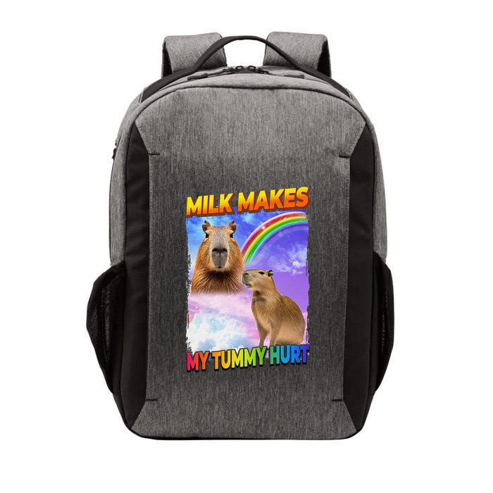 Milk Makes My Tummy Hurt Capybara Meme Culture Vector Backpack