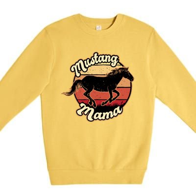 Mustang Mama Premium Crewneck Sweatshirt