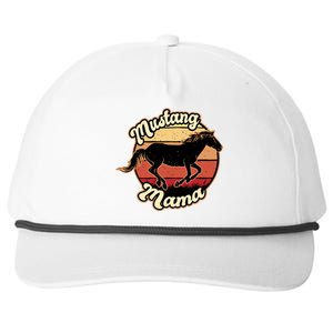 Mustang Mama Snapback Five-Panel Rope Hat